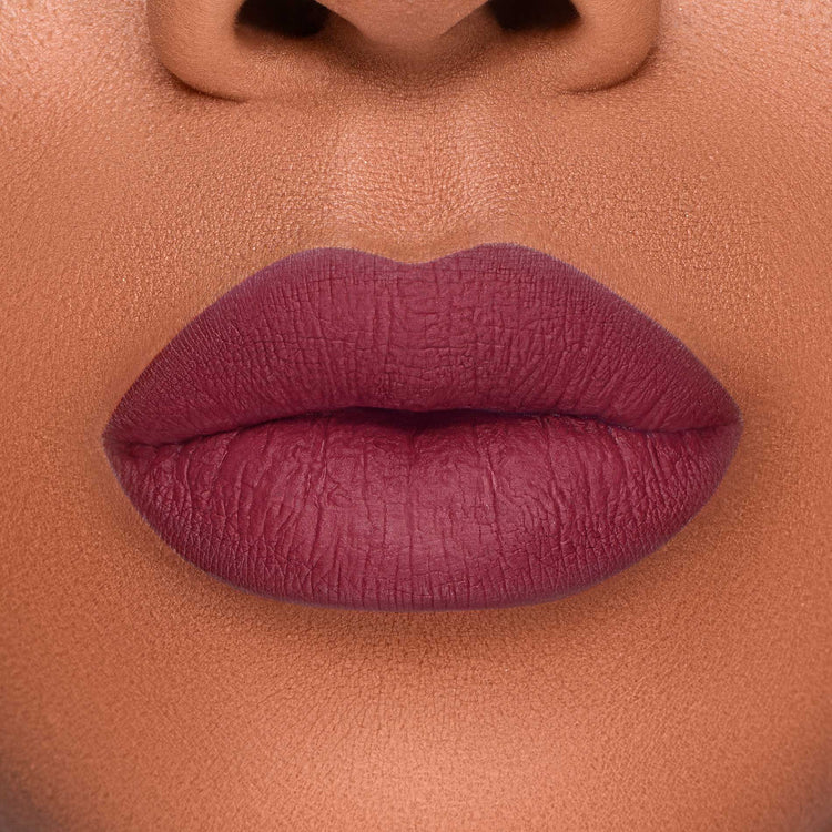LIQUID MATT LIP DROP SK-306 BRANDY: Transfer-proof, pigmented, velvet finish