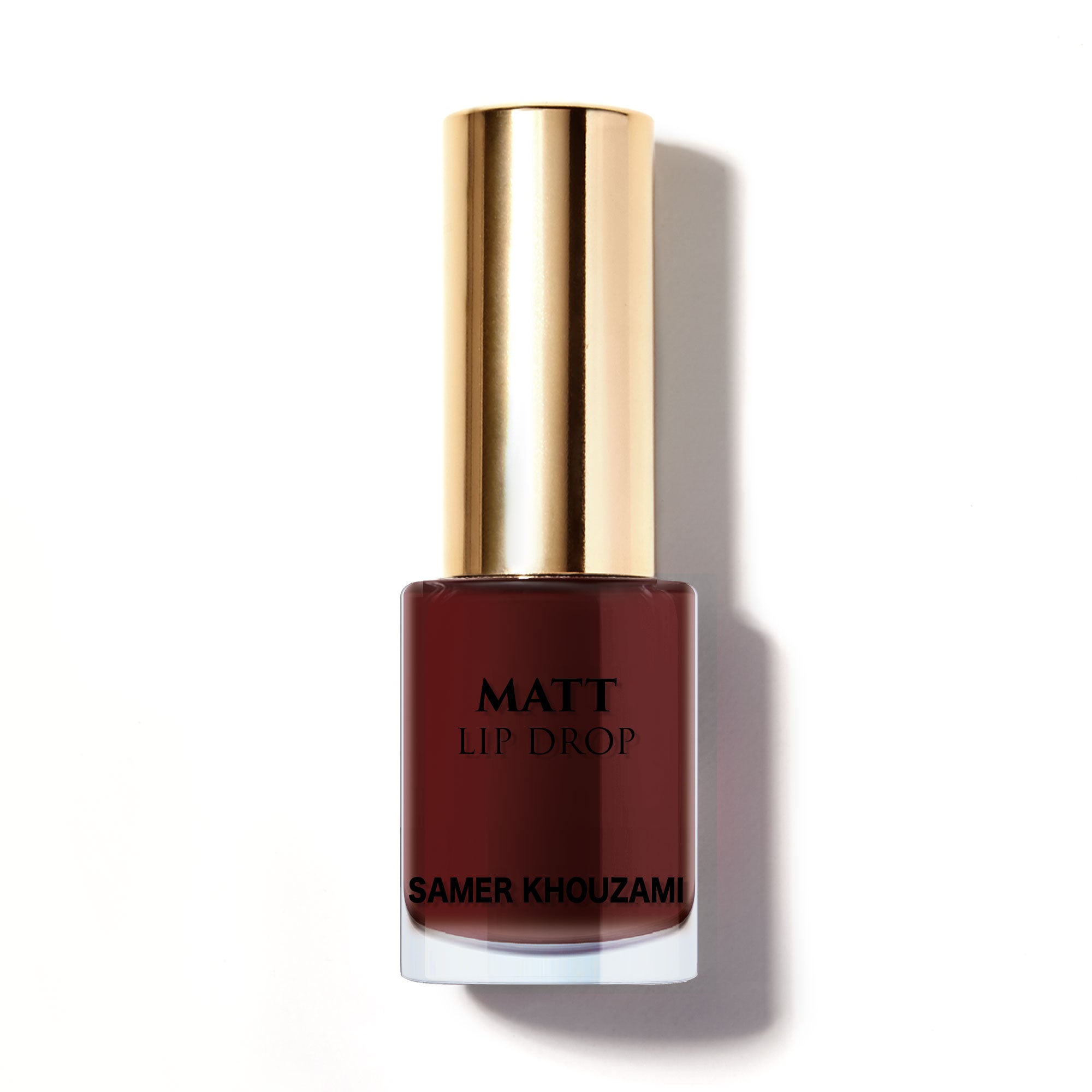 LIQUID MATT LIP DROP SK-310 BURGUNDY: Transfer-proof, pigmented, velvet finish