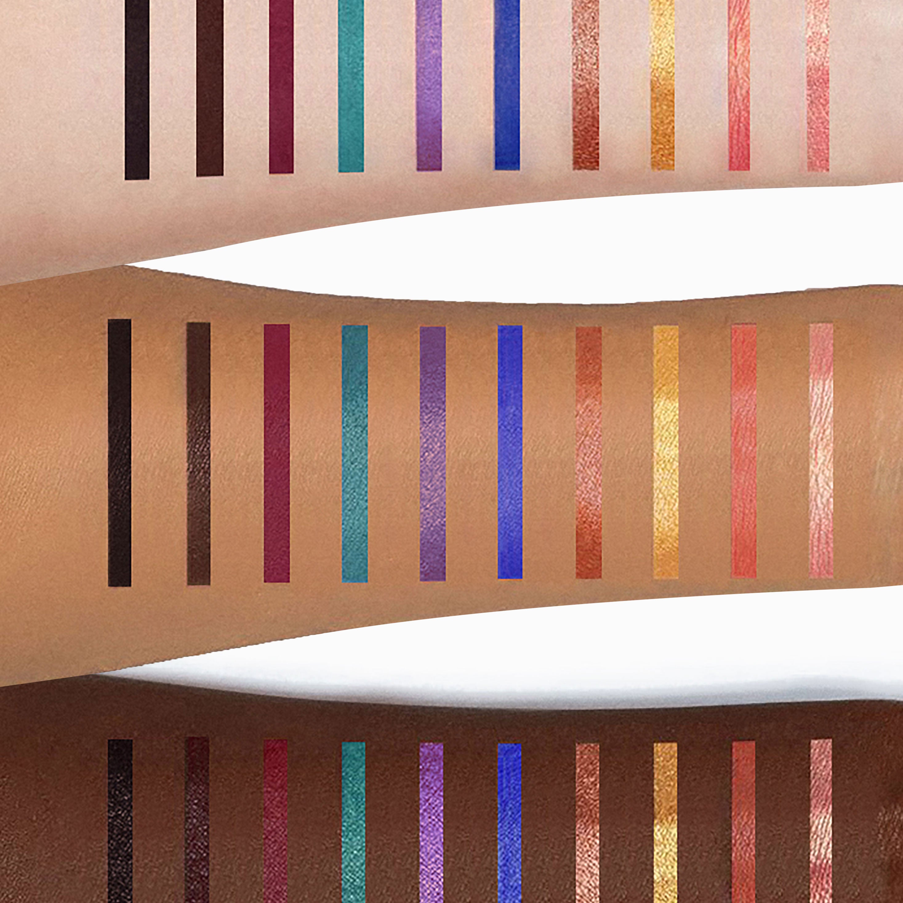 DIVINE KAJAL WATERPROOF EYE PENCIL METALLIC SWATCHES