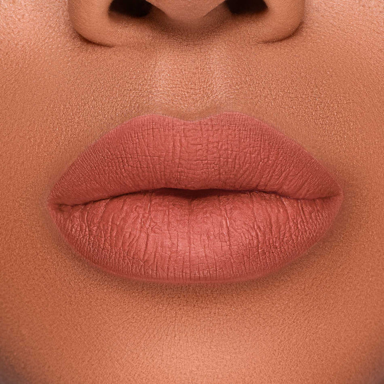 LIQUID MATT LIP DROP SK-303 SAND STONE: Transfer-proof, pigmented, velvet finish
