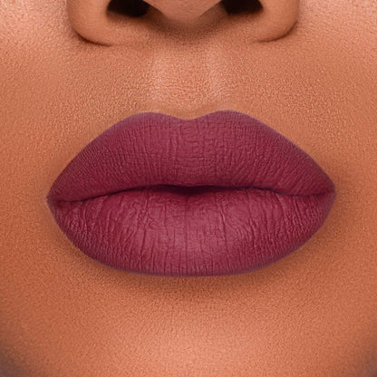 LIQUID MATT LIP DROP SK-306 BRANDY: Transfer-proof, pigmented, velvet finish