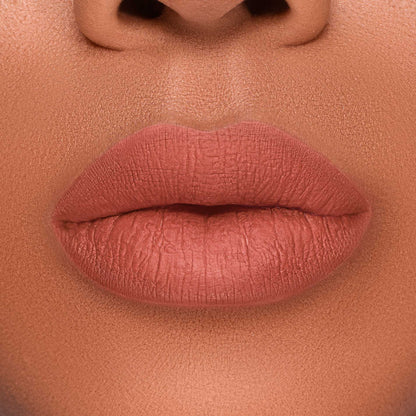 LIQUID MATT LIP DROP SK-303 SAND STONE: Transfer-proof, pigmented, velvet finish